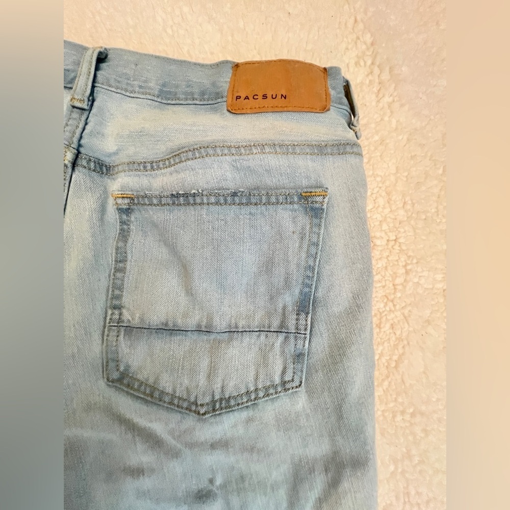 PacSun Blue skinny Shorts - Picture 5 of 6